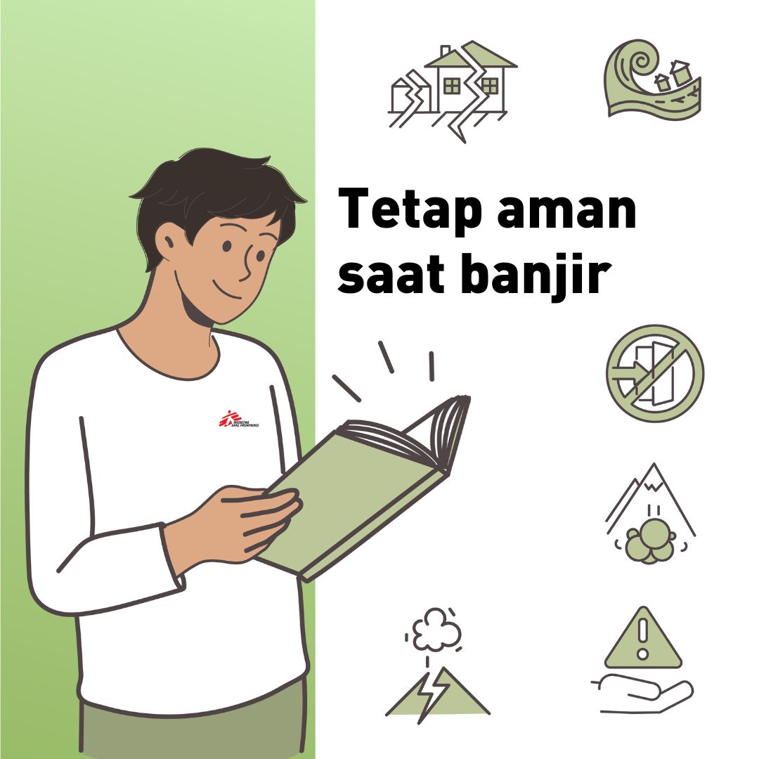 Unduh Panduan Keselamatan Banjir. 