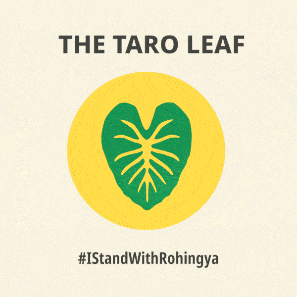 Taro leaf artworks