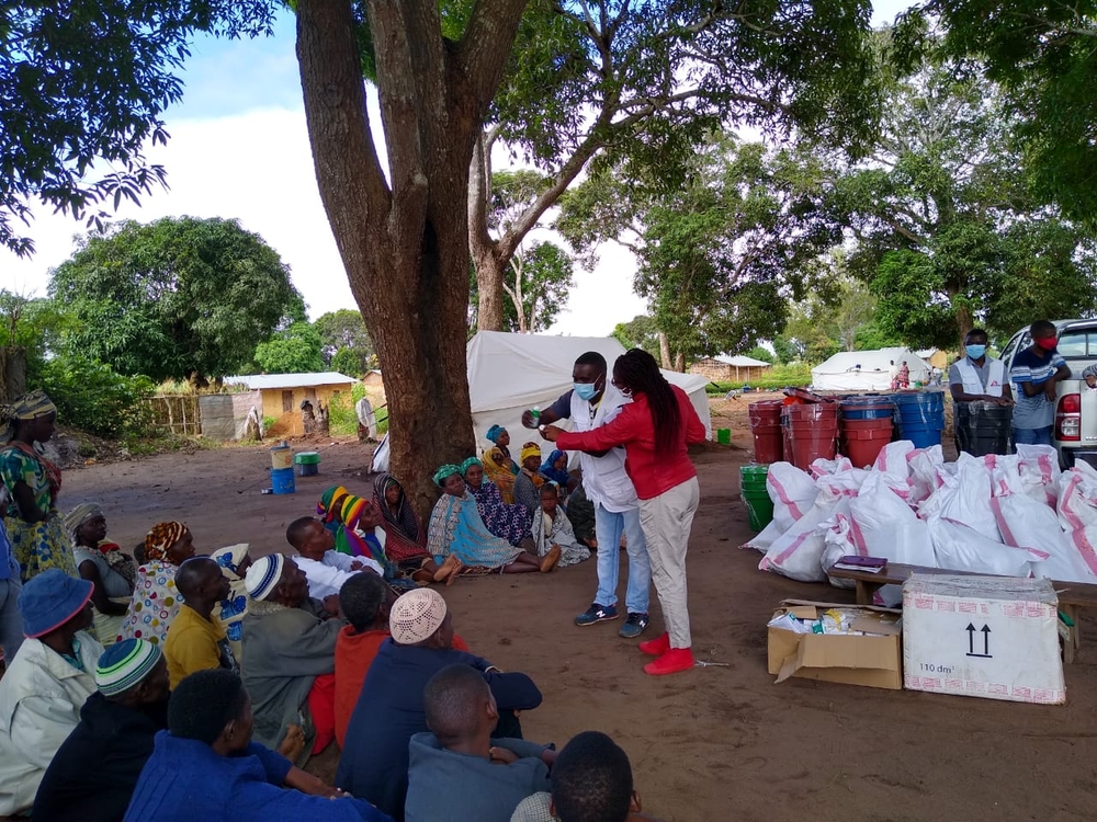 Distribution of relief items in Mueda/MSF