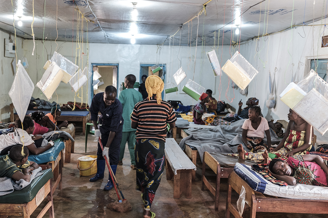 Nduta refugee camp, Tanzania, 6 August 2017 – The busy maternity unit of the MSF hospital. (Photo credit ©️ Erwan Rogard)