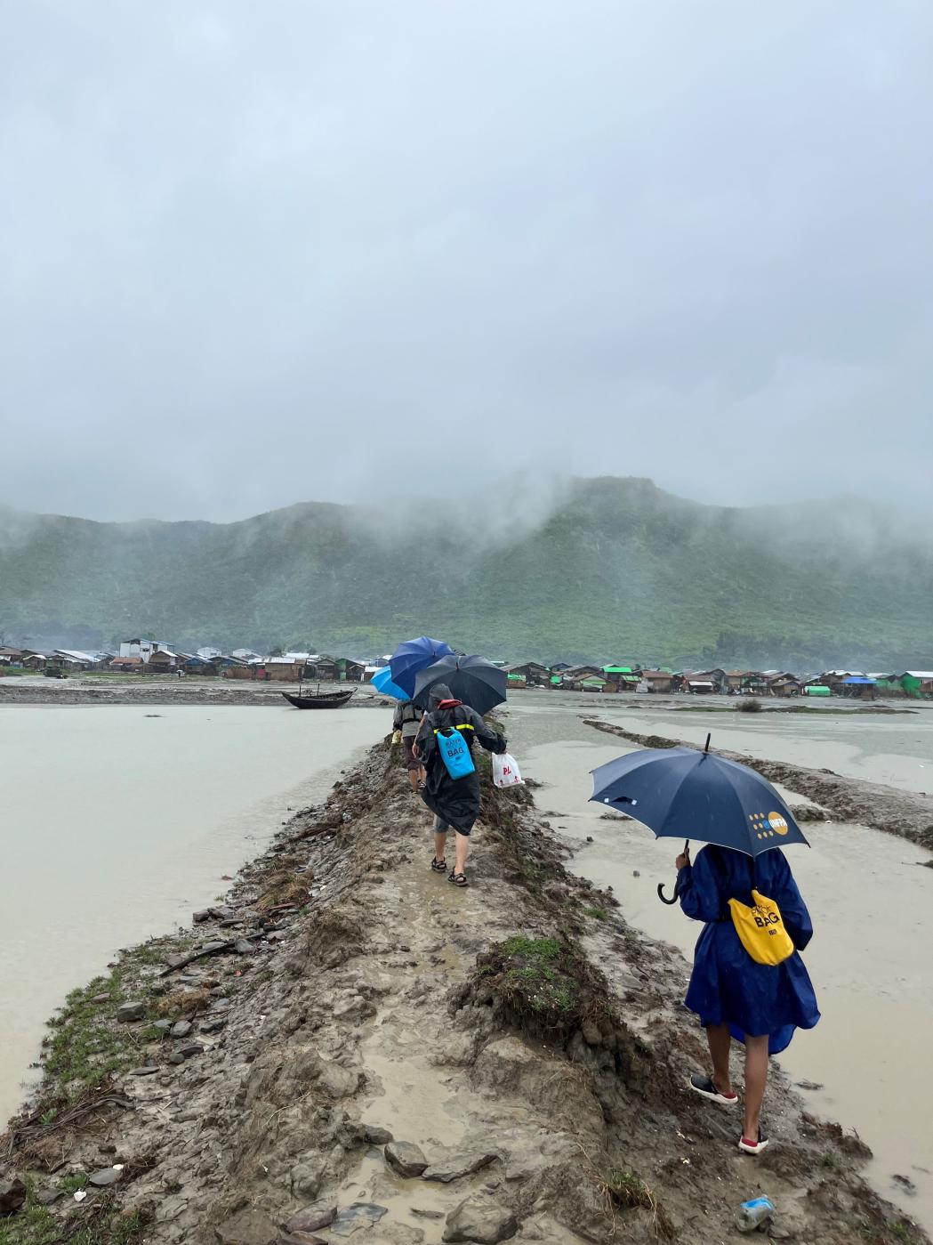 Remote communities are even harder to reach after Cyclone Mocha. Myanmar, 2023.