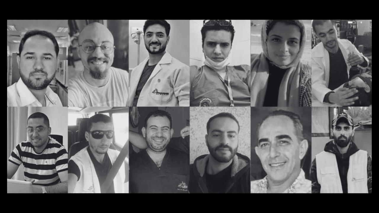 Pictures of MSF colleagues killed in Gaza