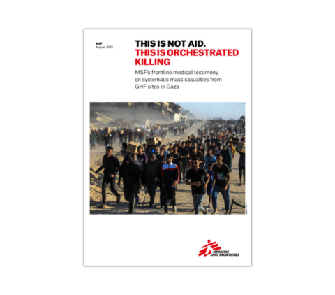MSF report on Gaza August 2025