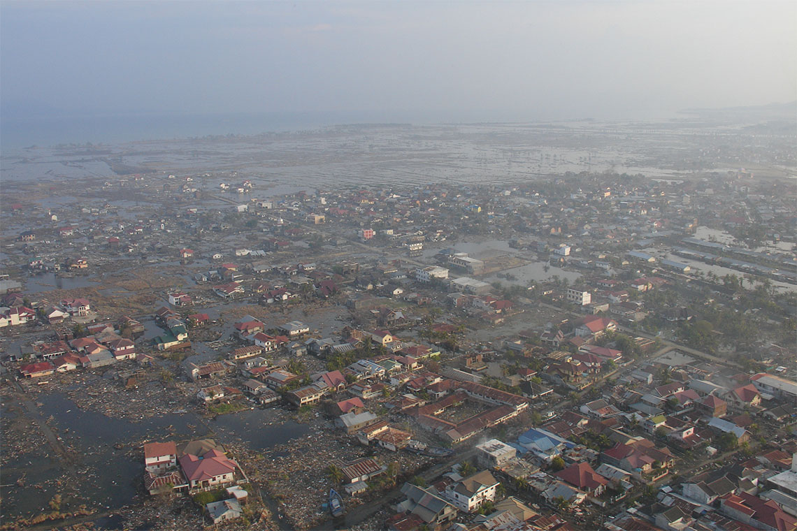 rsponding in the aftermath of the tsunami