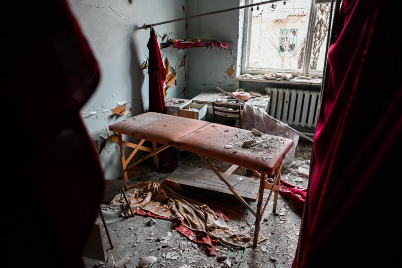  Ukraine: Pemusnahan struktur perubatan secara besar-besaran