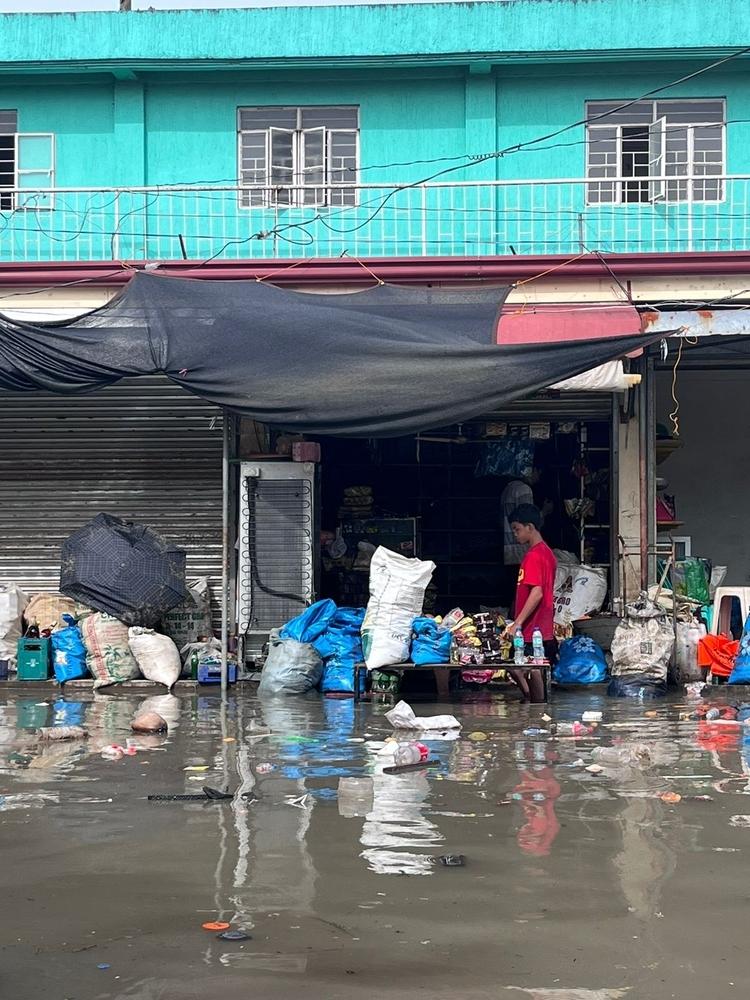 The Philippines: Houses, rice fields submerged by Tropical Storm Trami