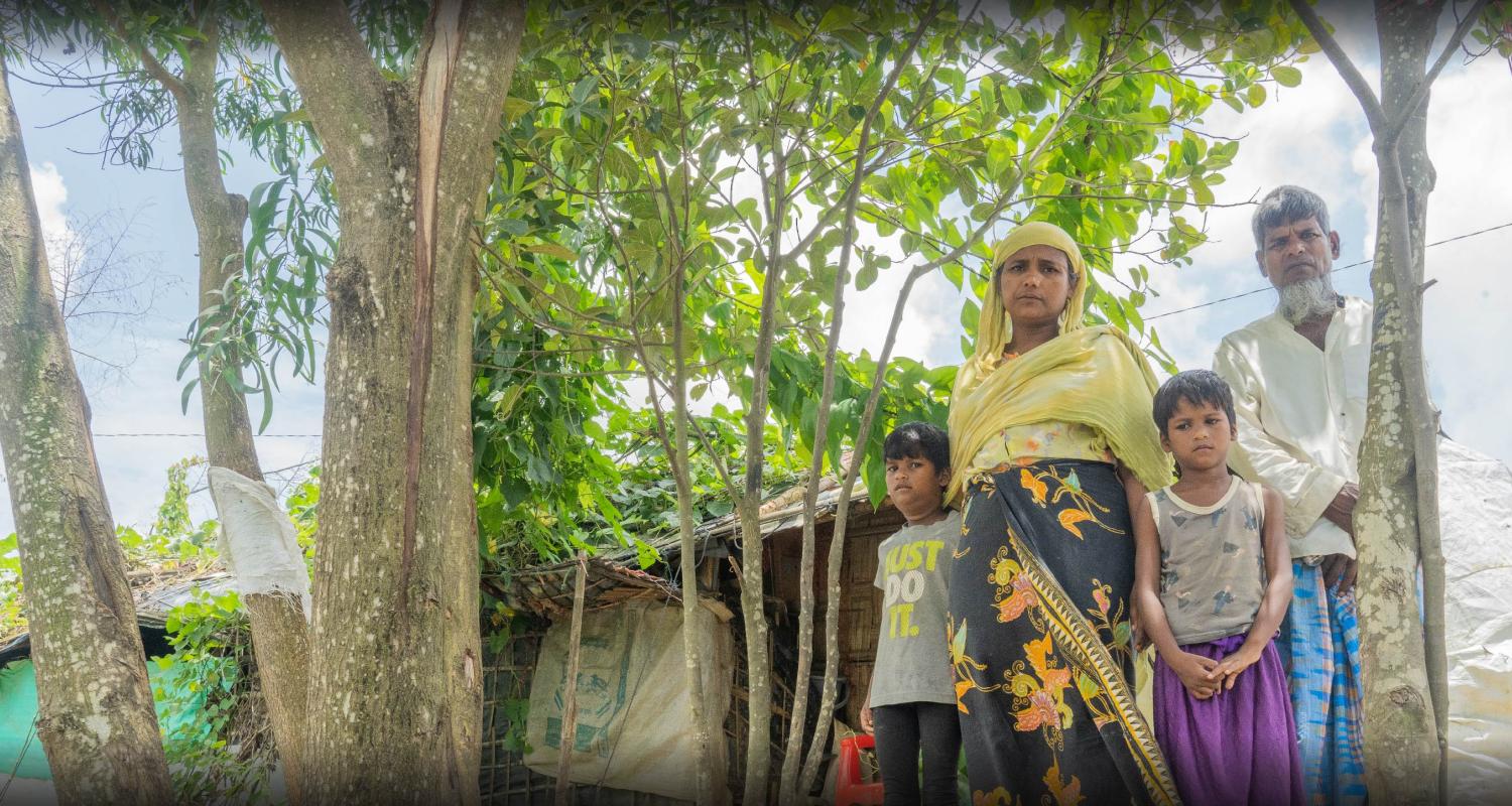 Tayeba Begum, Rohingya refugee describes her life in the camps. © Saikat Mojumder/MSF