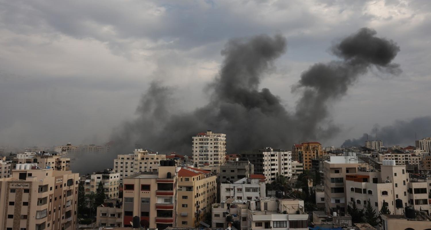 Destruction in Gaza. Palestine, October 2023. © Mohammed ABED