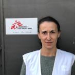 Guillemette Thomas, MSF medical coordinator in Palestine. 