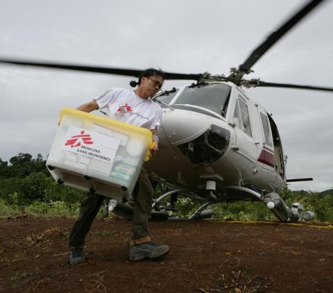 MSF helicopter supply