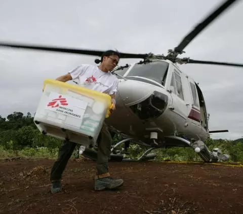 MSF helicopter supply