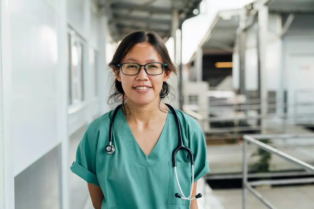 Alexandra Irene Adline, MSF doctor from Indonesia, Hangha Hospital, Kenema District, Sierra Leone