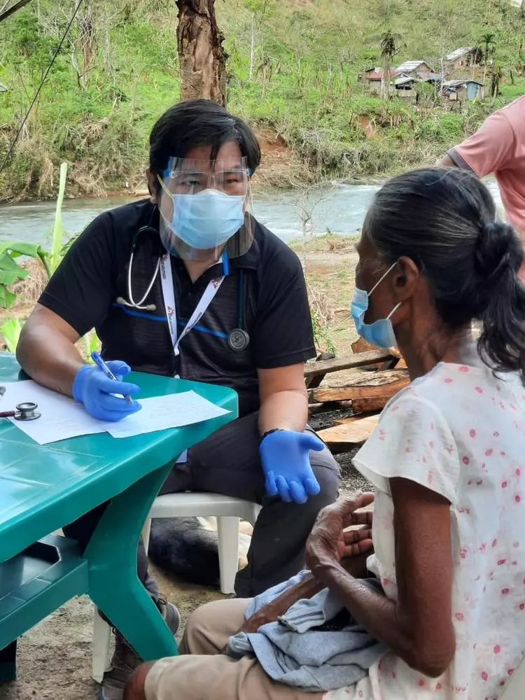 Outreach activities and health assessments in Philippines. 
