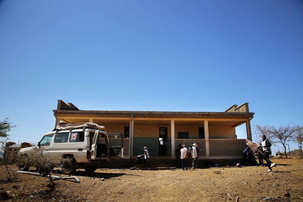 Mobile clinic in the village of Adiftaw, Ethiopia