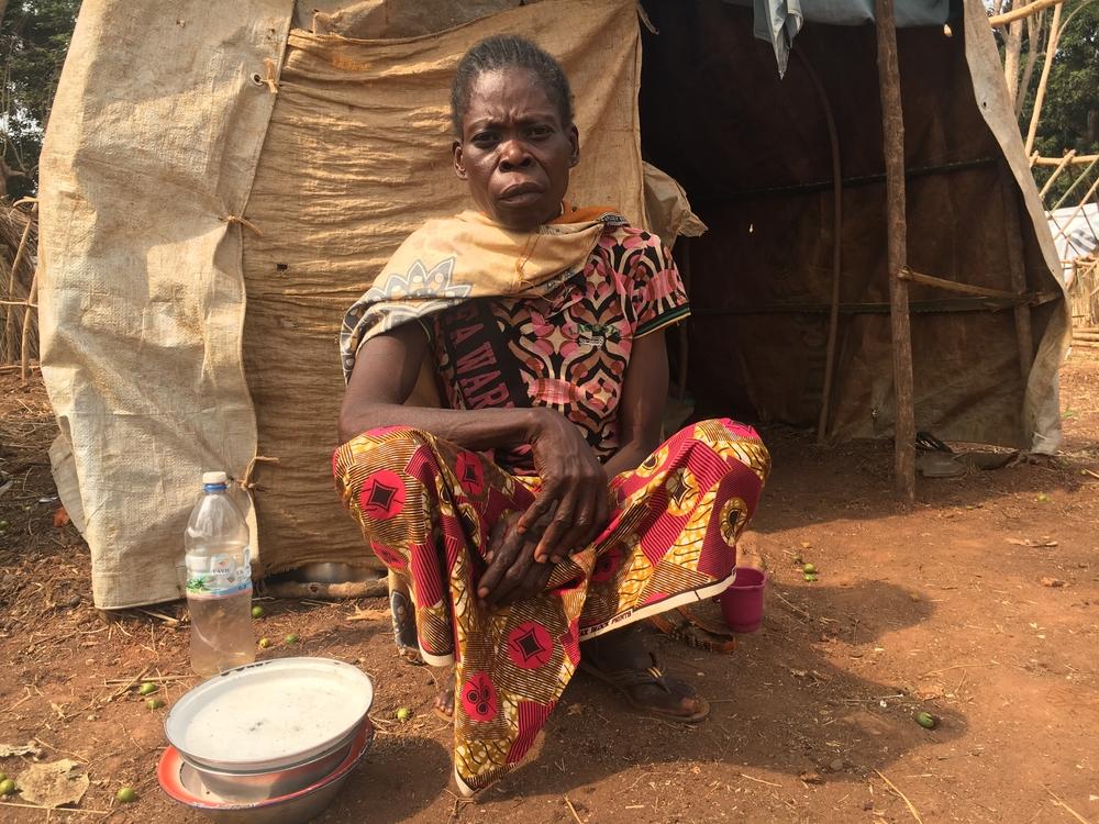 Thérèse, a displaced woman now living in Grimari