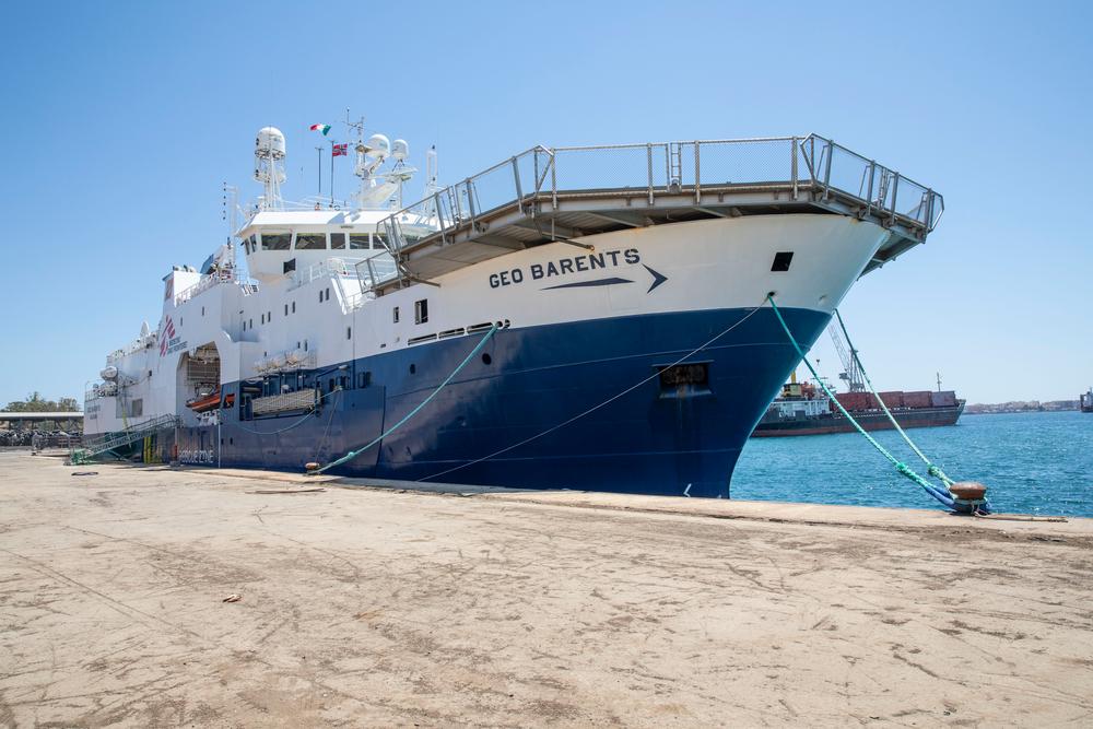 MSF chartered ship Geo Barents has been detained after 14 hours of inspection by Italian authorities in Augusta, Sicily-Italy 