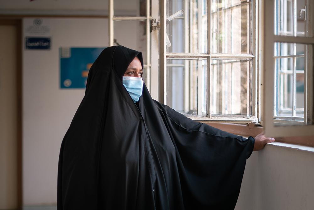 Fatin, 43 yo, is suffering from Multidrug-Resistant Tuberculosis (DR-TB) since nine months after being diagnosed at Baghdad’s National Tuberculosis Institute. She is taking the new oral treatment since then, and only has seven to eight months left of treatment before being considered fully cured.