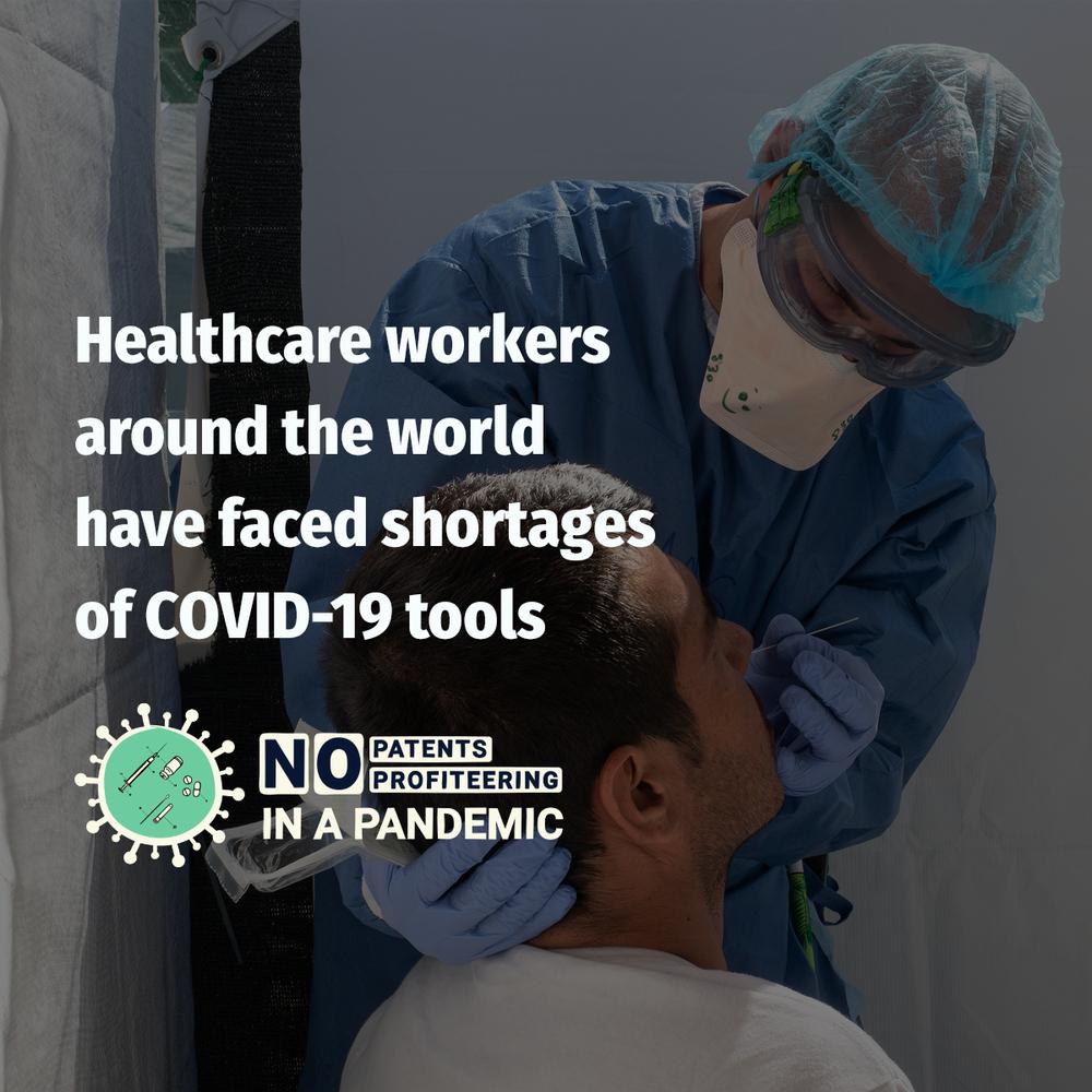 Healthcare workers around the world have faced shortages of COVID-19 tools