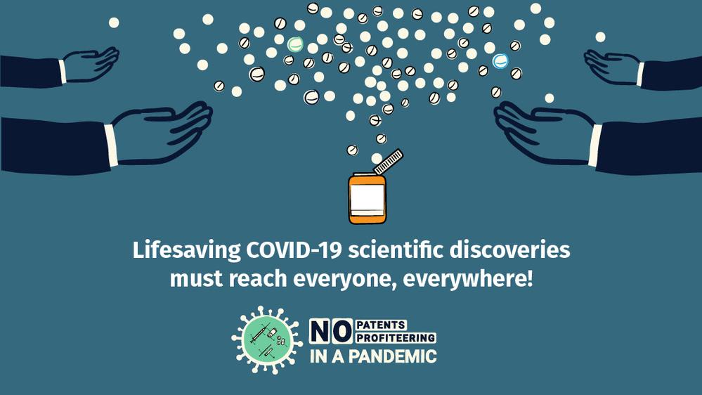 lifesaving COVID-19 scientific discoveries must reach everyone, everywhere!