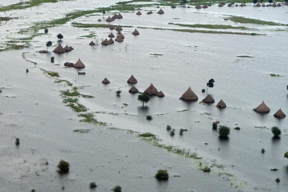 Aerial images of flooding in and around Leer county in Unity State. South Sudan, 2021. © MSF/Tomas Bendl 