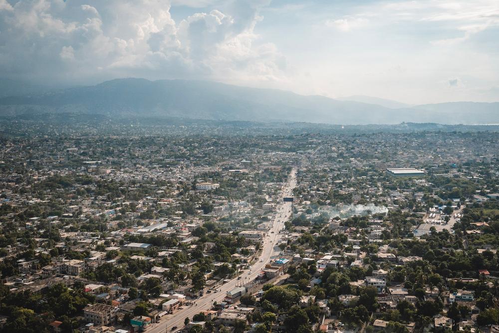 Aerial view of Port-Au-Prince