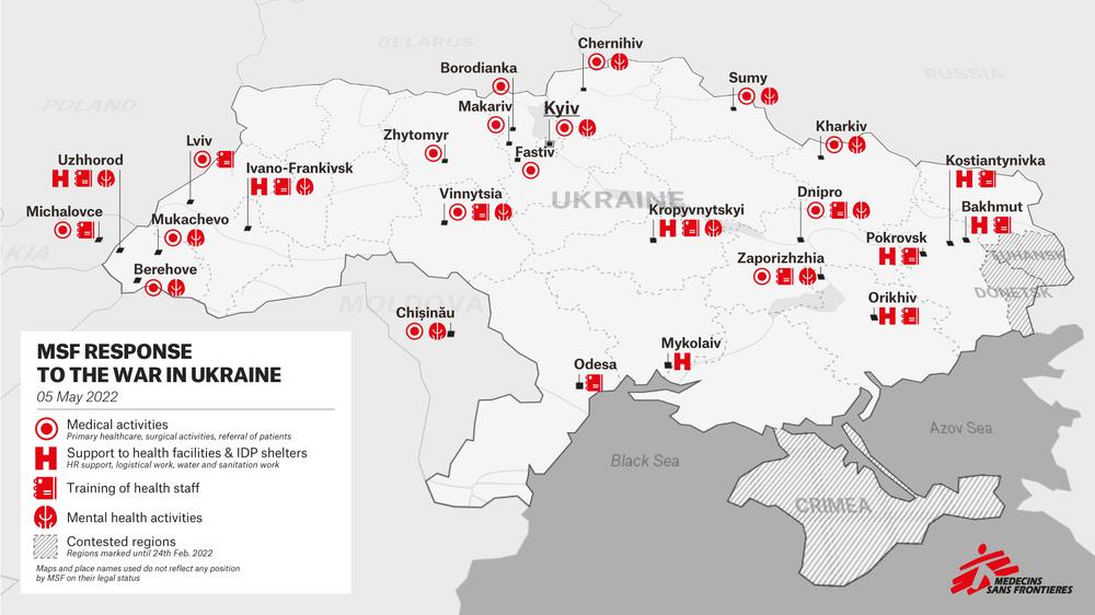 MSF doctors without borders interventions Ukraine war