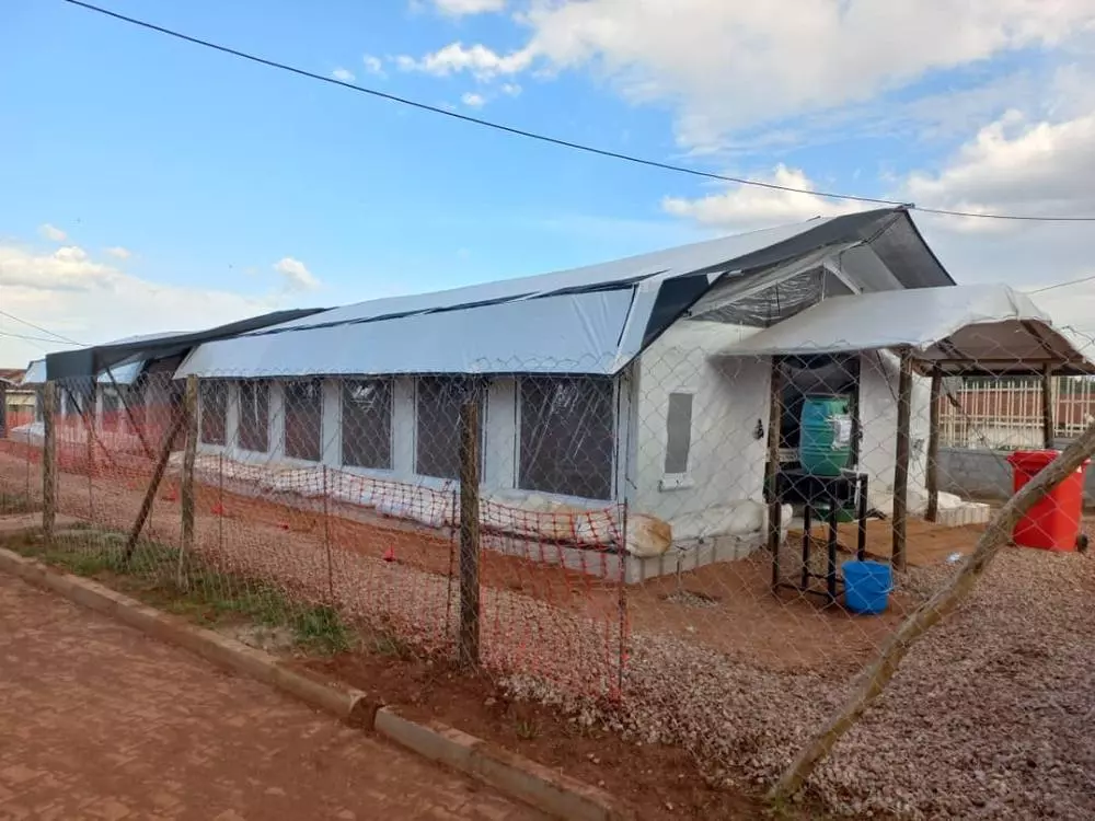MSF has set up a 36 beds Ebola treatment unit at the Mubende hospital, for suspect and confirmed cases. Uganda, September 2022. © Augustin Westphal/MSF