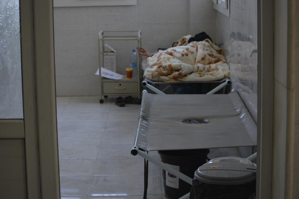MSF-supported cholera treatment centre in Raqqa, northeast Syria. 03 November 2022.© Azad Mourad/MSF