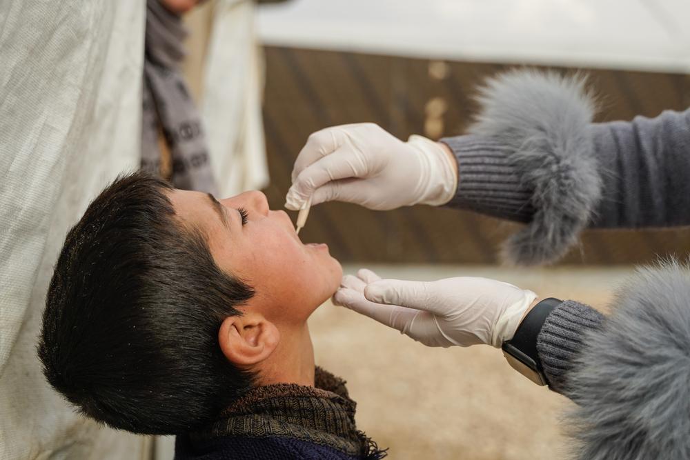 MSF teams vaccinating against cholera in Lebanon. Lebanon, November 2022. © MSF/Mohamad Cheblak