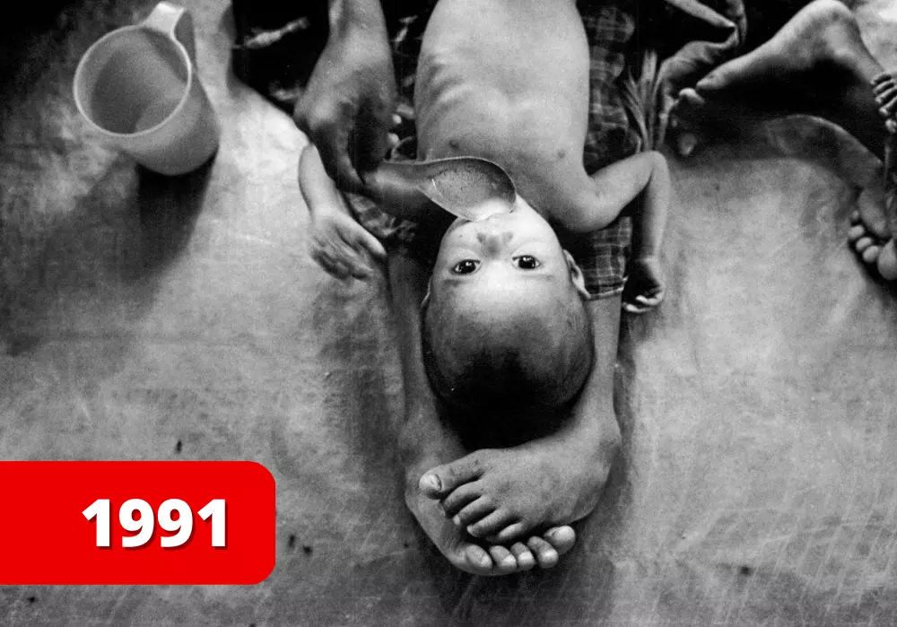 Rohingya refugee crisis image 1991