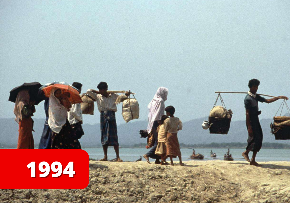 Rohingya refugee crisis image 1994
