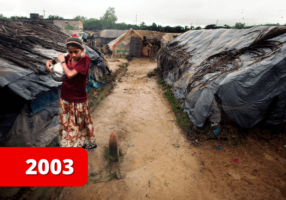 Rohingya refugee crisis image 2003