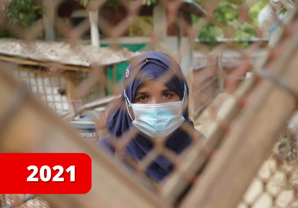 Rohingya refugee crisis image 2021