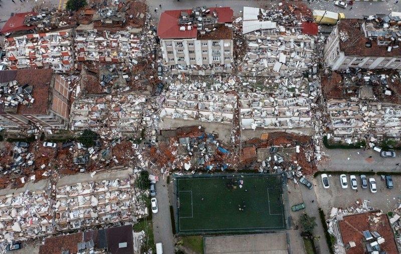 View of Kahramanmaraş after the earthquakes. Türkiye, February 2023. © International Blue Crescent