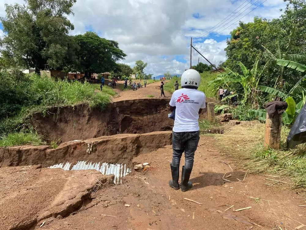  Cyclone Freddy in Nkhulambe, Phalombe District, Malawi