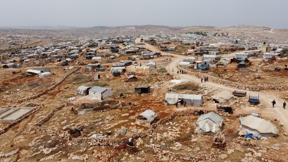 A camp for displaced people in Idlib governorate, northwest Syria. May 2023, Northwest Syria © Abdul Razzak Al-Shami /MSF