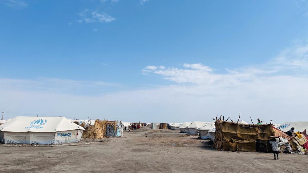 View of Ajwal Refugees Camp in White Nile State. Sudan, July 2023. © Ahmad Mahmoud/MSF
