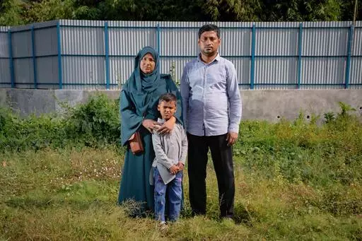 Salamatullah, 42, alongside his wife, Subitara, 35, and their son, Mohammad Kawsar, 5, portrays a family bond that withstood separation. Initially embarking on individual journeys out of Myanmar, they found unity once more in the camp at Cox's Bazar, Bangladesh.  
