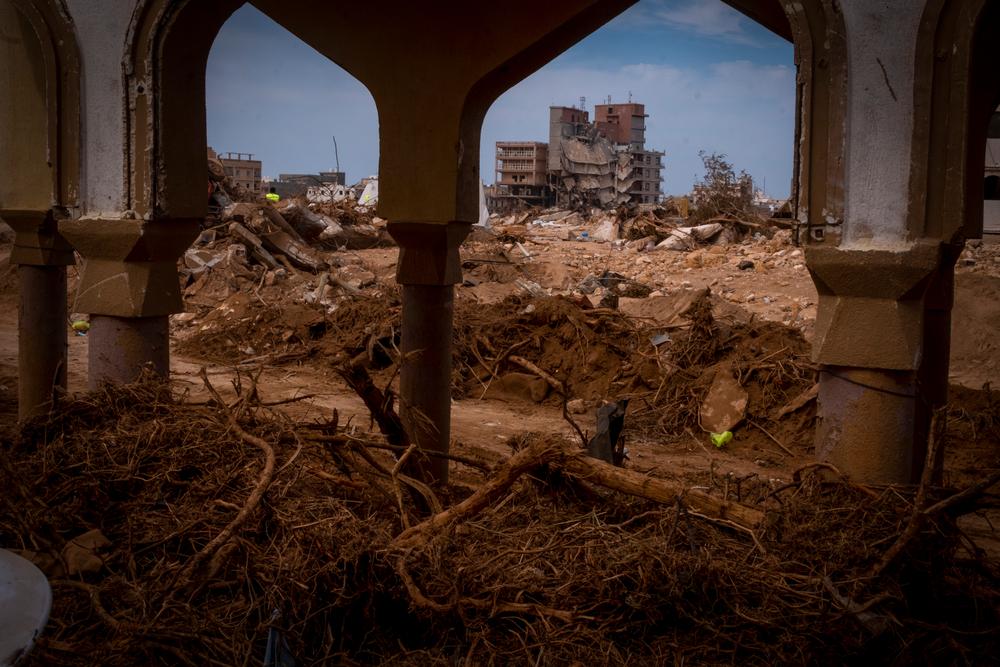 Massive destruction in the city of Derna. Libya, September 2023. © Ricardo Garcia Vilanova