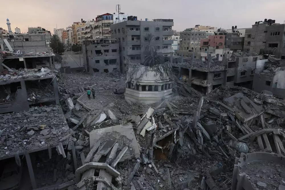 Destruction in Gaza. Palestine, October 2023. © MSF