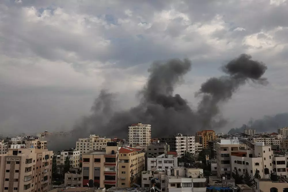 Destruction in Gaza. Palestine, October 2023. © Mohammed ABED