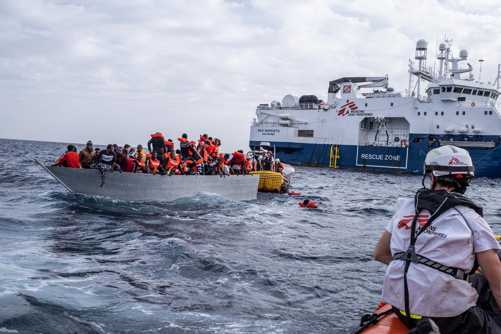 The Geo Barents search and rescue team rescued 99 survivors in the Mediterranean Sea. 