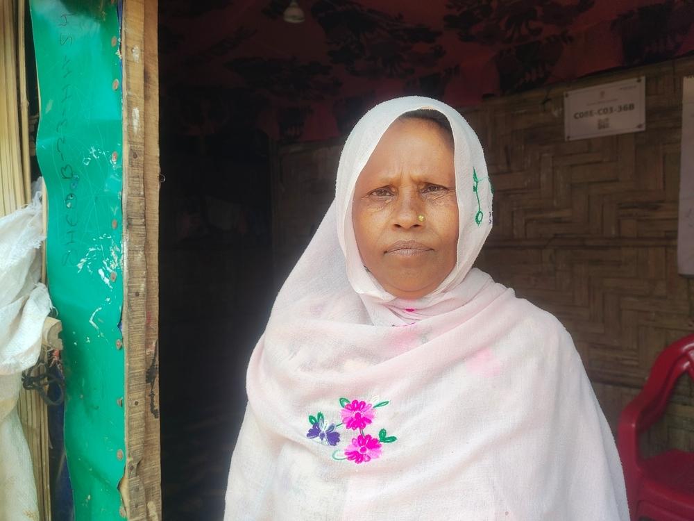 Anwara Begum, a housewife living in Balukhali camp. Bangladesh, 01 April 2024 © MSF/Mohammad Sazzad Hossain
