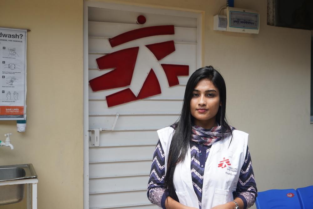 Umme Salma, Medical Doctor at MSF’s Kutupalong hospital. Bangladesh 01 April 2024 © MSF/Farah Tanjee 