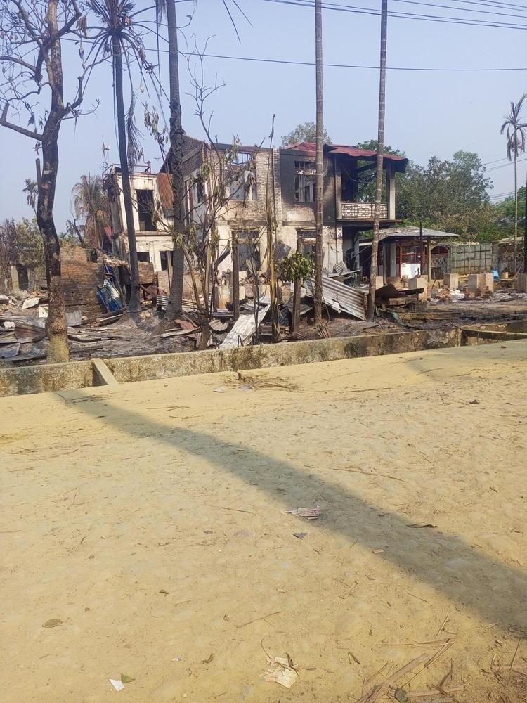 Myanmar destroyed