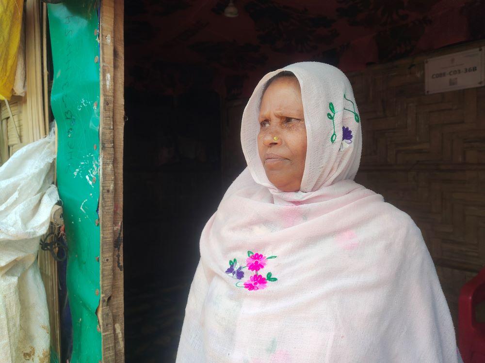 Anwara Begum, a housewife living in Balukhali camp. Bangladesh, 01 April 2024 © MSF/Mohammad Sazzad Hossain