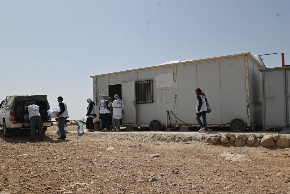 A Doctors Without Borders mobile clinic in Al-Almajaz in Masafer Yatta, West Bank, Palestine.