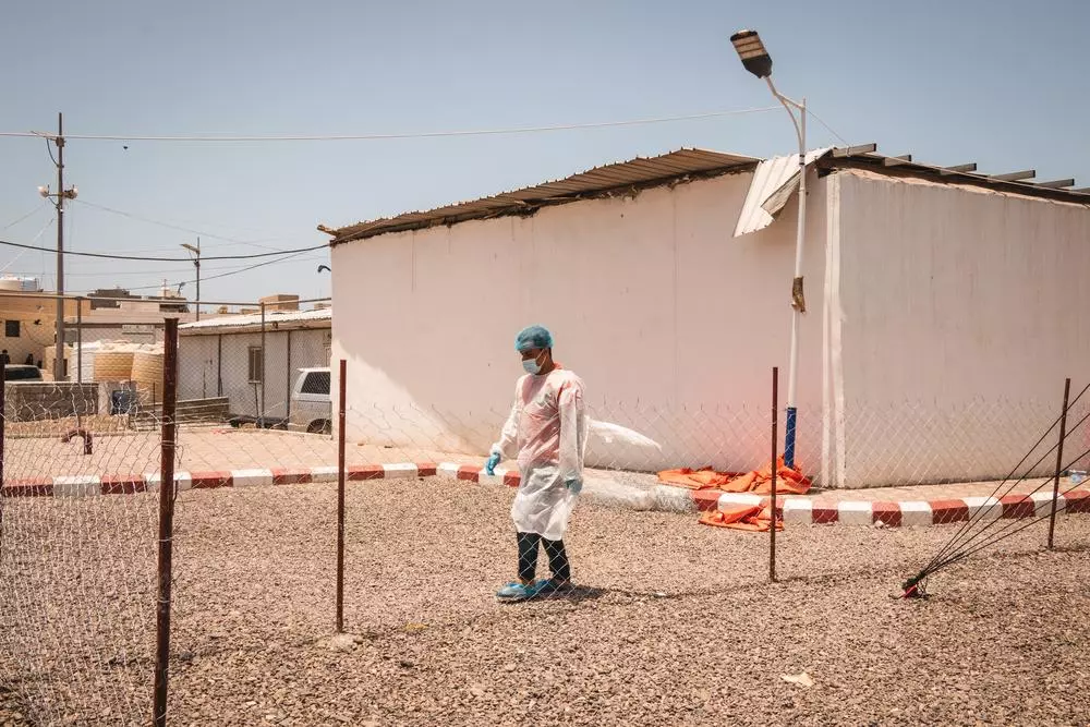 The cholera treatment center in Aden city. Yemen, May 2024. Mario Fawaz/MSF