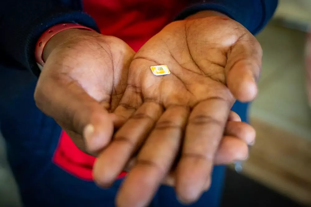 Image of a SIM card