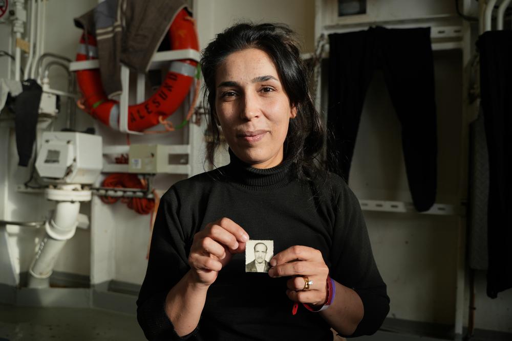 Dilba was rescued by Doctors Without Borders on 5 February 2024 while trying to cross the Mediterranean Sea on an overcrowded wooden boat in distress.